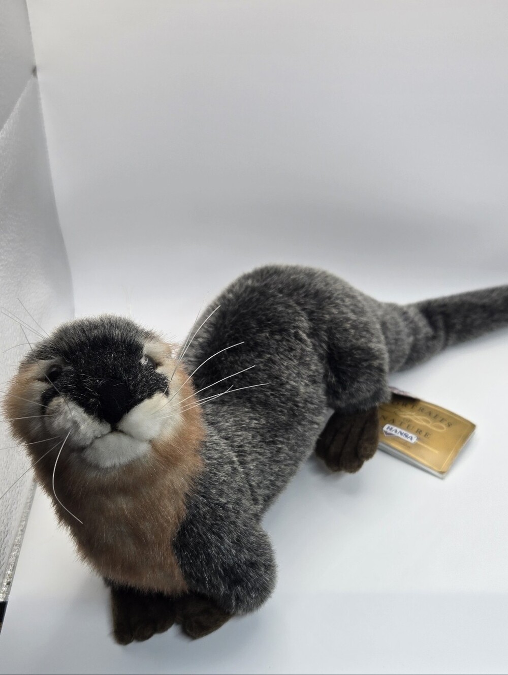 Hansa River Otter Plush 3818 With Tags Stuffed Animal Realistic